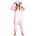 Pigiama Da Donna Tuta Kigurumi Onesie Costume Dinosauro Rosa 145-155 S - Foto miniatura 6