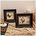 Cornice Portafoto Vintage Argento Nero In Resina - Espositore Retro Per Tavolo E Parete  12 Pollici - Foto miniatura 5