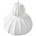 Lampadario Goelette Finta Seta Bianco - Foto miniatura 4