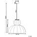 Lampadario Goelette Finta Seta Bianco - Foto miniatura 7