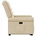 Poltrona Alzapersona Reclinabile Crema in Tessuto - Foto miniatura 6