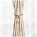 Set Di 2 Fermatenda Decorativi A Sfera - Eleganti Accessori Per Tende Beige - Foto miniatura 1