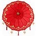 Parasol con Base Rosso, Marrone 250 cm Cotone, Legno - Foto miniatura 7