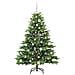 Albero di Natale artificiale con 150 LED Verde 150 cm PE e PVC - Foto miniatura 3