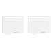 Armadio pensile con porta Riga 2 pcs Bianco 50 x 31 x 40 cm - Foto miniatura 1