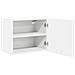 Armadio pensile con porta Riga 2 pcs Bianco 50 x 31 x 40 cm - Foto miniatura 6