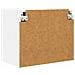 Armadio pensile con porta Riga 2 pcs Bianco 50 x 31 x 40 cm - Foto miniatura 9