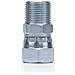 Connettore Girevole Per Prolunga Tubo Alta Pressione - Acciaio Inox, 400 Bar | Filettatura 1/4"" Su 3/8"" | Uso Industriale Verniciatura - Foto miniatura 1