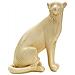 Scultura Leopardo Gold In Resina Dorata - Foto miniatura 1
