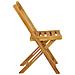 Sedie da giardino pieghevoli 6 pcs Naturale 40 x 53 x 80 cm - Foto miniatura 6