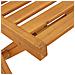 Sedie da giardino pieghevoli 6 pcs Naturale 40 x 53 x 80 cm - Foto miniatura 9