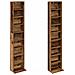 Mobile per CD 2 pz Legno di quercia 33 x 23,5 x 175 cm - Foto miniatura 5