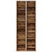 Mobile per CD 2 pz Legno di quercia 33 x 23,5 x 175 cm - Foto miniatura 6