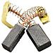 Spazzole di carbone per Ryobi ED205VRK - 6 x 9 x 15 mm - coppia - Foto miniatura 2