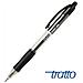 confezione da 10 pezzi - penna sfera scatto easy gel 0,5mm nero tratto - Foto miniatura 2