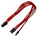 900300023 6+2-pin PCI-E 6-pin PCI-E Rosso cavo di interfaccia e adattatore - Foto miniatura 1