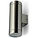 Lampada Da Muro Applique 2 X Gu10 Acciaio Inox Esterno Ip44 Vt-7642 7507 - Foto miniatura 1