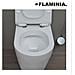 Flaminia Link Plus Lk117rg Vaso Filoparete Goclean Substitution Bianco - Foto miniatura 1