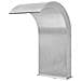 Fontana Per Piscina In Acciaio Inossidabile 45x30x65 Cm Argento - Foto miniatura 1