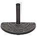 Base Per Parasole A Semicerchio In Resina Bronzo 9 Kg - Foto miniatura 3