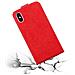 Cadorabo Custodia Compatibile Con Apple Iphone X / Xs In Rosso Mela - Coperchio Protettivo In Design Flip Con Chiusura Magnetica - Foto miniatura 8