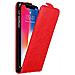 Cadorabo Custodia Compatibile Con Apple Iphone X / Xs In Rosso Mela - Coperchio Protettivo In Design Flip Con Chiusura Magnetica - Foto miniatura 1