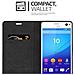 Custodia Compatibile Con Sony Xperia C4 In Bruno Caffè - Coperchio Protettiva Con Chiusura Magnetica, Funzione Stand E Tasca Per Le Carte - Foto miniatura 8
