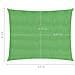 Vela Parasole 160 G / m Verde Chairo 3,5x4,5 M In Hdpe - Foto miniatura 4