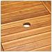 Set da Pranzo da Giardino 5 pz in Legno Massello di Teak - Foto miniatura 3