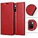 Custodia Compatibile Con Xiaomi Redmi 10 / Redmi Note 11 4g In Rosso Mela - Coperchio Protettiva Con Chiusura Magnetica, Funzione Stand E Tasca Per Le Carte - Foto miniatura 6