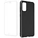 Cover Silicone Samsung Galaxy S20 Fe Nera + Vetro Temperato 9h Trasparente - Foto miniatura 5