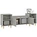 Mobile Per Tv Grigio Cemento 160x35x55 Cm Legno Multistrato - Foto miniatura 5