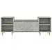 Mobile Per Tv Grigio Cemento 160x35x55 Cm Legno Multistrato - Foto miniatura 6