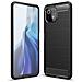 Forcell Custodia B-case Tpu Silicone Cover Case Per Xiaomi Mi 11 Lite 4g - 5g Carbon Metal Black - Foto miniatura 1