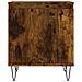 Comodino Rovere Fumo 40x30x50 Cm In Legno Multistrato - Foto miniatura 4