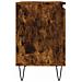Comodino Rovere Fumo 40x30x50 Cm In Legno Multistrato - Foto miniatura 6