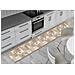 Tappeto Passatoia Cucina Antiscivolo Sottolavello Digitale Dis. Atelier Beige 50x280 Beige - Foto miniatura 1