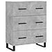 Credenza Grigio Cemento 69,5x34x90 Cm In Legno Multistrato - Foto miniatura 2