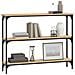 Tavolino Consolle Rovere Sonoma 100x22,5x75cm Legno Multistrato - Foto miniatura 3