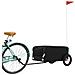 Rimorchio Da Bici Da Carico Nero 30 Kg In Ferro - Foto miniatura 10