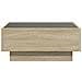 Tavolino Salotto Con Led Rovere Sonoma 70x50x30 Cm Multistrato - Foto miniatura 5