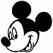 Topolino 3 - Adesivo Prespaziato - Disney - Colore Nero - 15cm - Foto miniatura 1
