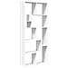 Libreria Divisorio Bianca 67x25x161,5 cm in Truciolato - Foto miniatura 7