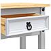 Tavolo Console In Pino Messicano Corona Bianco 90x34,5x73 Cm - Foto miniatura 6