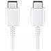 Cavo Dati Usb-c Type C Originale Ep-dw767jwe 1,8m White Bulk Per Galaxy Usb-c Connector - Foto miniatura 2