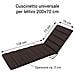 Cuscino per lettino FLAIR - Marrone - 200x70cm - Foto miniatura 3