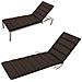Cuscino per lettino FLAIR - Marrone - 200x70cm - Foto miniatura 1