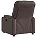 Poltrona Reclinabile Marrone in Similpelle - Foto miniatura 3