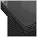 Set di divani da giardino da 6 pezzi con cuscini in polyrattan nero - Foto miniatura 8
