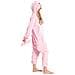 Pigiama Da Donna Tuta Kigurumi Onesie Costume Dinosauro Rosa 155-165 M - Foto miniatura 2